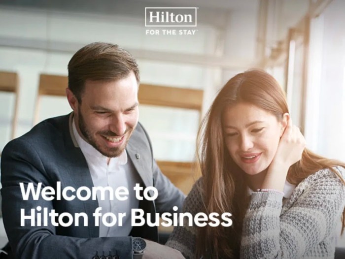 Hilton corporate booking