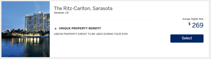 Amex fine hotels and resorts list